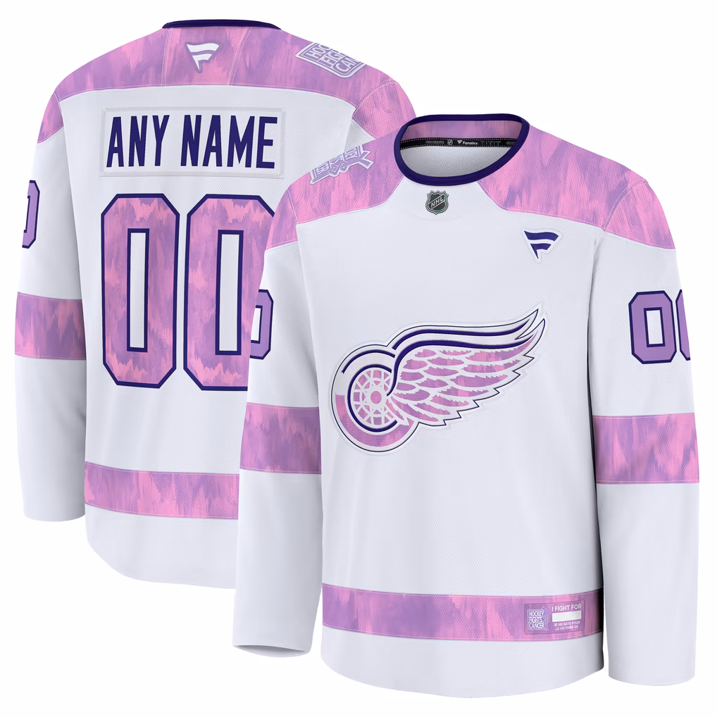 Men's Detroit Red Wings 2024 White Jersey
