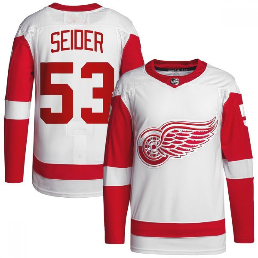 Women's Detroit Red Wings White Away Jersey