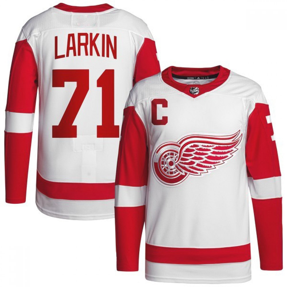 Men's Detroit Red Wings White Away Jersey