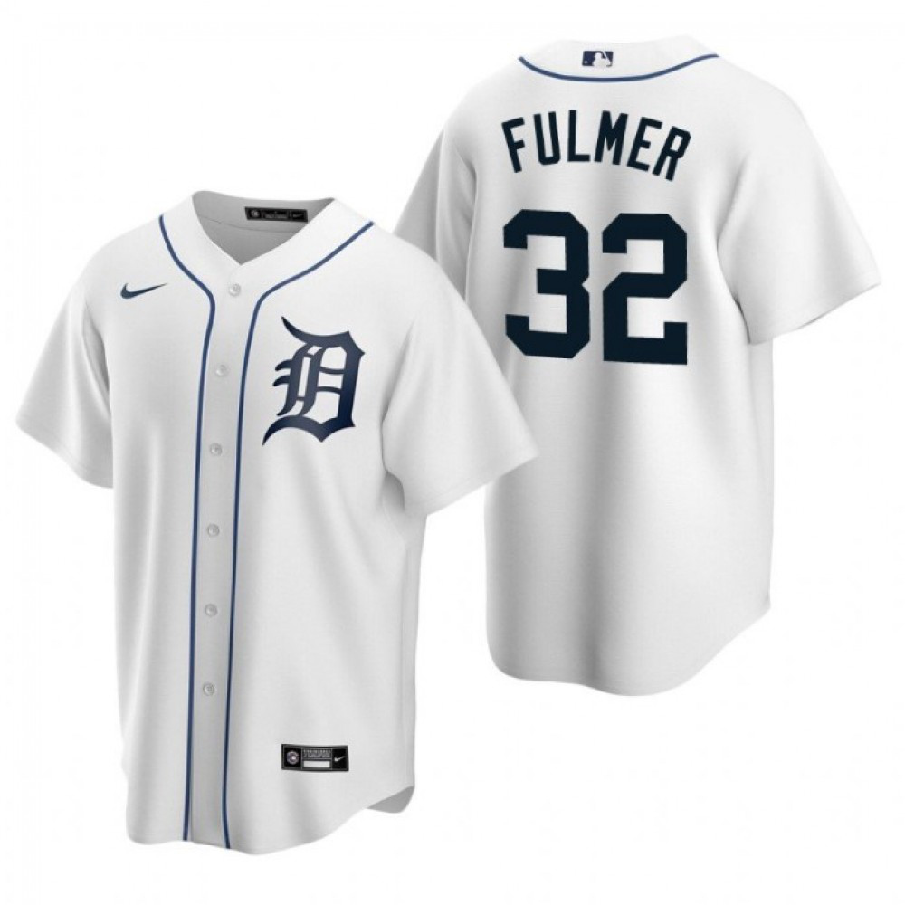 Men's Detroit Tigers 2020 White Home Jersey