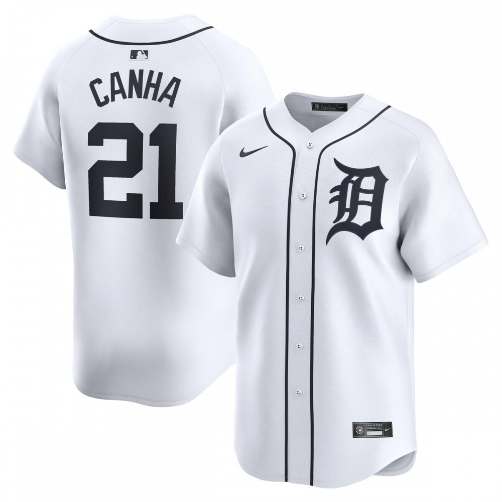 Kids' Detroit Tigers White Limited Jersey