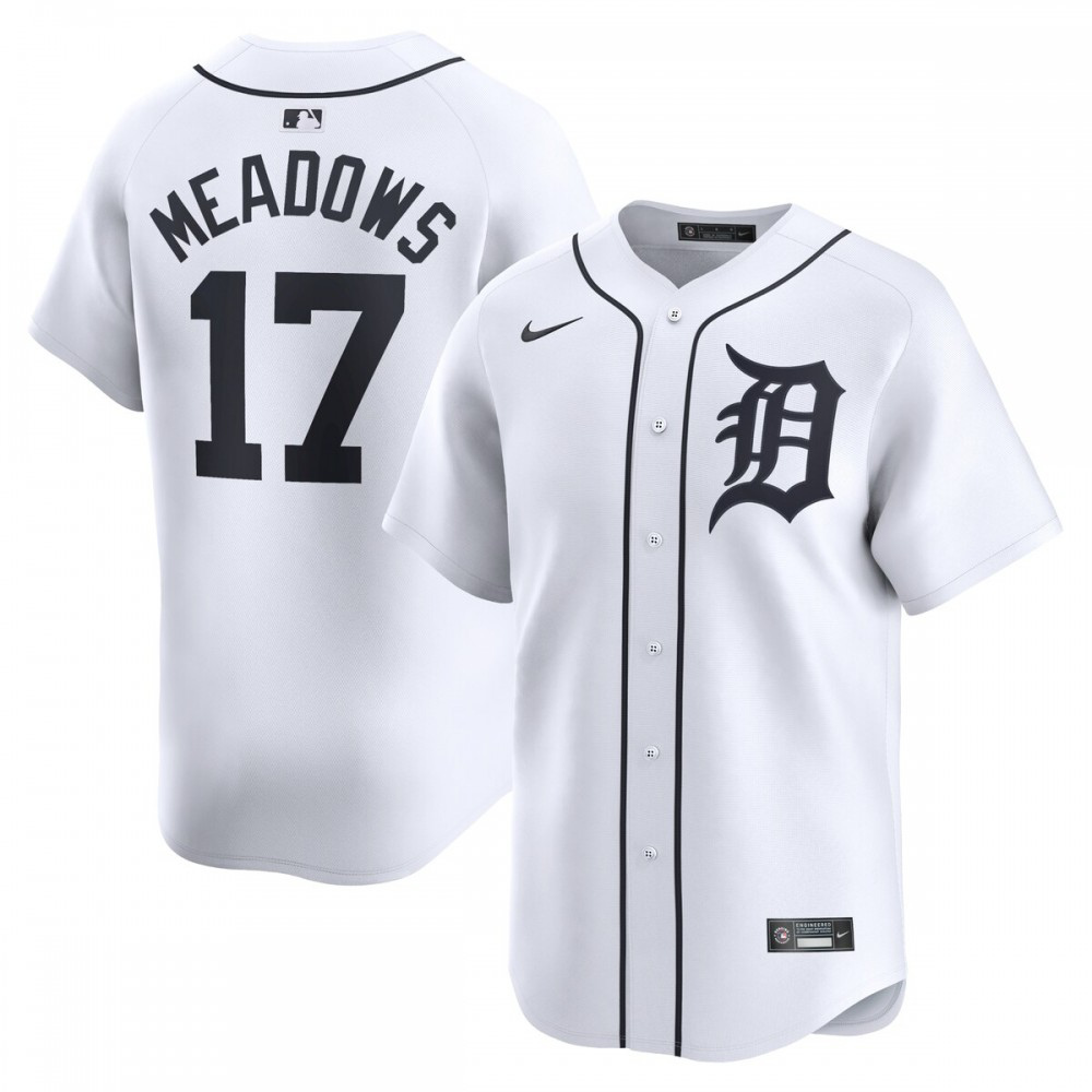 Kids' Detroit Tigers White Limited Jersey