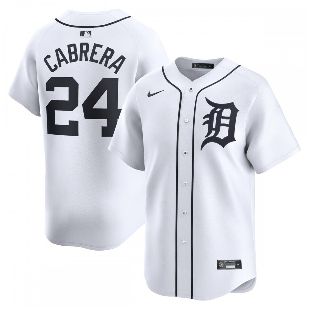 Kids' Detroit Tigers White Limited Jersey