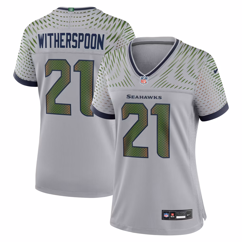 Men's Seattle Seahawks 2025 Gray Rivalries Game Jersey