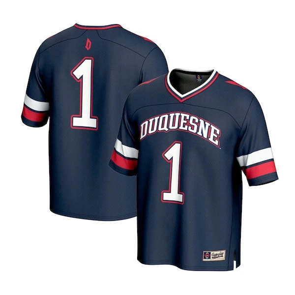 Women's Duquesne Dukes Navy Fashion Jersey