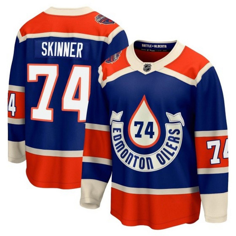 Women's Edmonton Oilers 2023 Royal Heritage Player Jersey