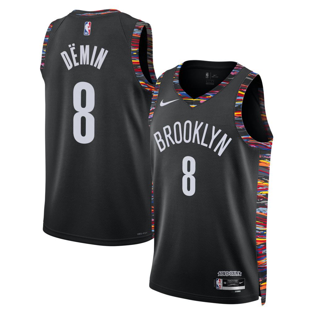 Women's Brooklyn Nets 2025/26 Black City Swingman Jersey