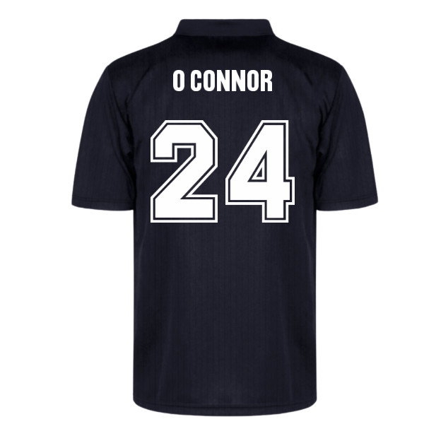 Kids' Everton Black Retro Jersey