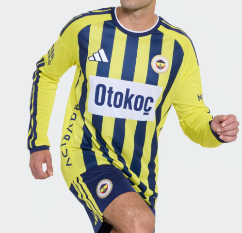 Men's Fenerbahce 2026/27 Home Long Sleeve Jersey