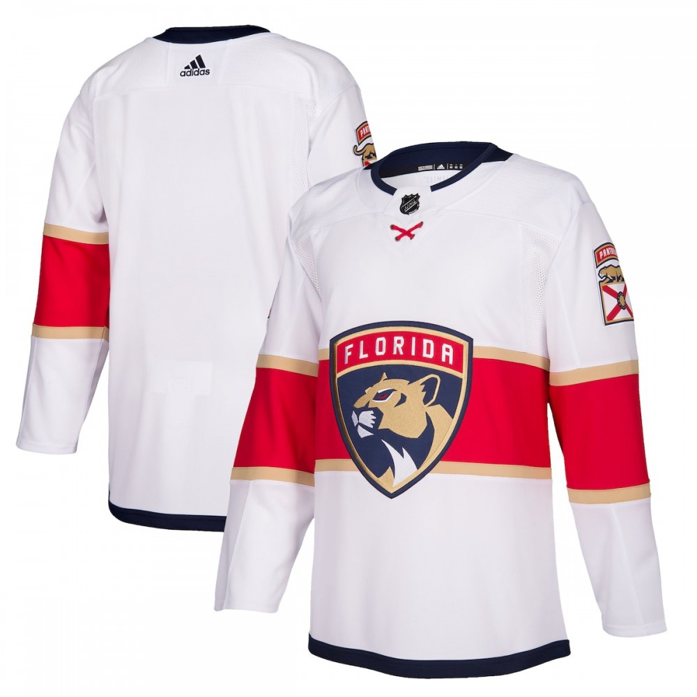 Men's Florida Panthers 2019/20 White Away Jersey