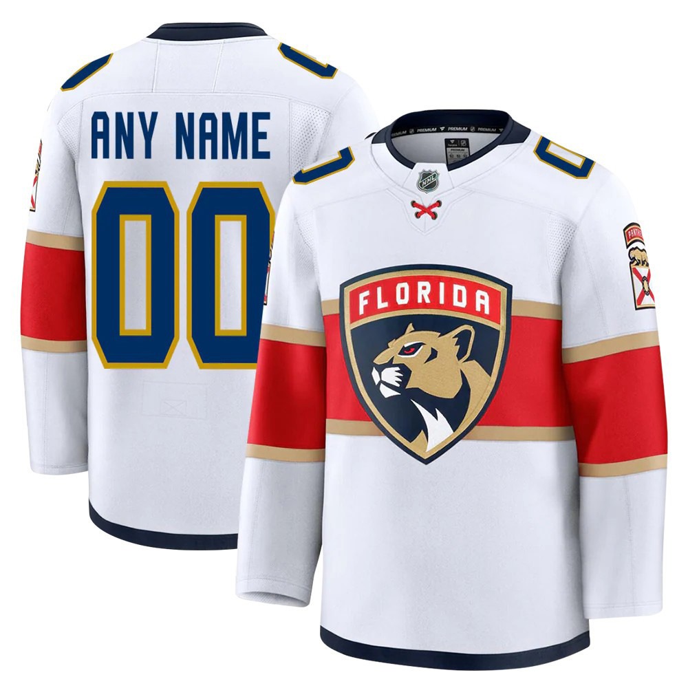 Men's Florida Panthers White Away Jersey