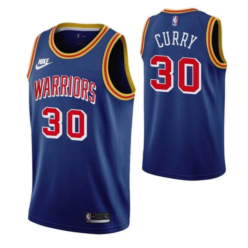 Men's Golden State Warriors 2021/22 Blue Anniversary Jersey