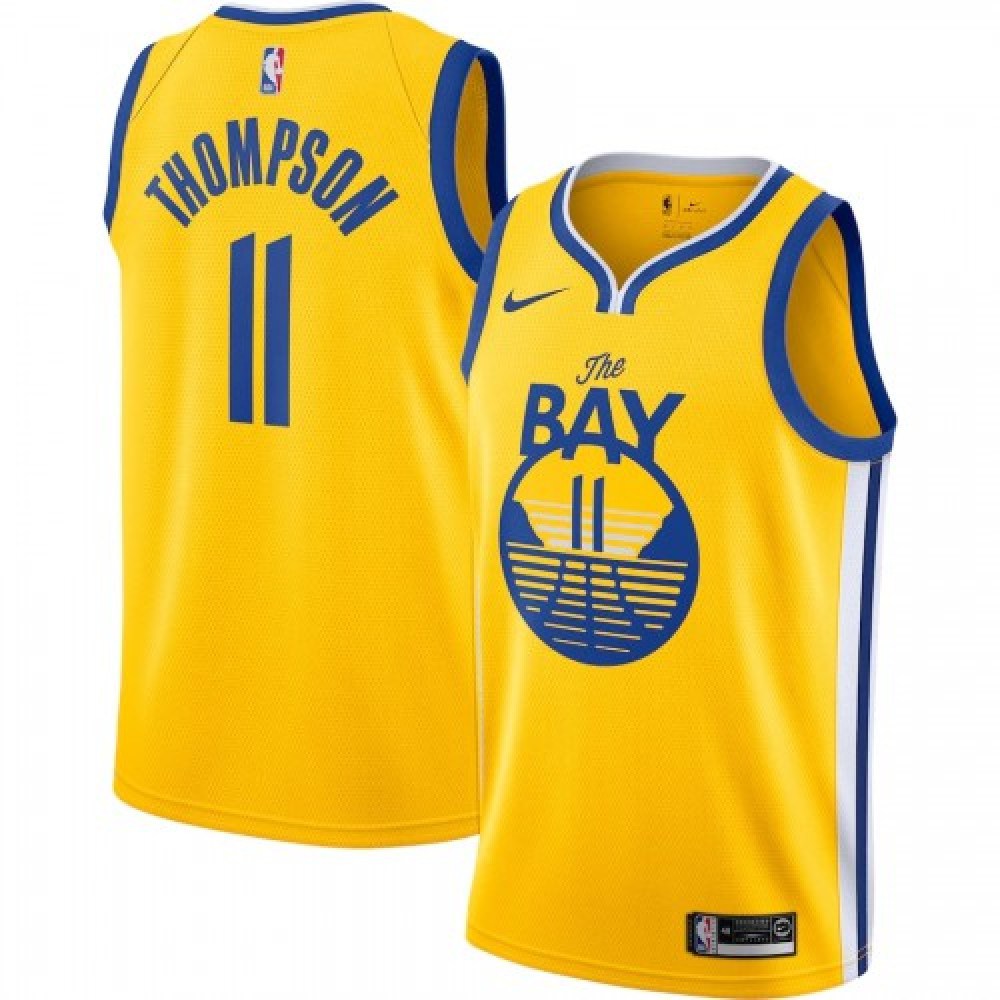 Men's Golden State Warriors Gold Statement Swingman Jersey