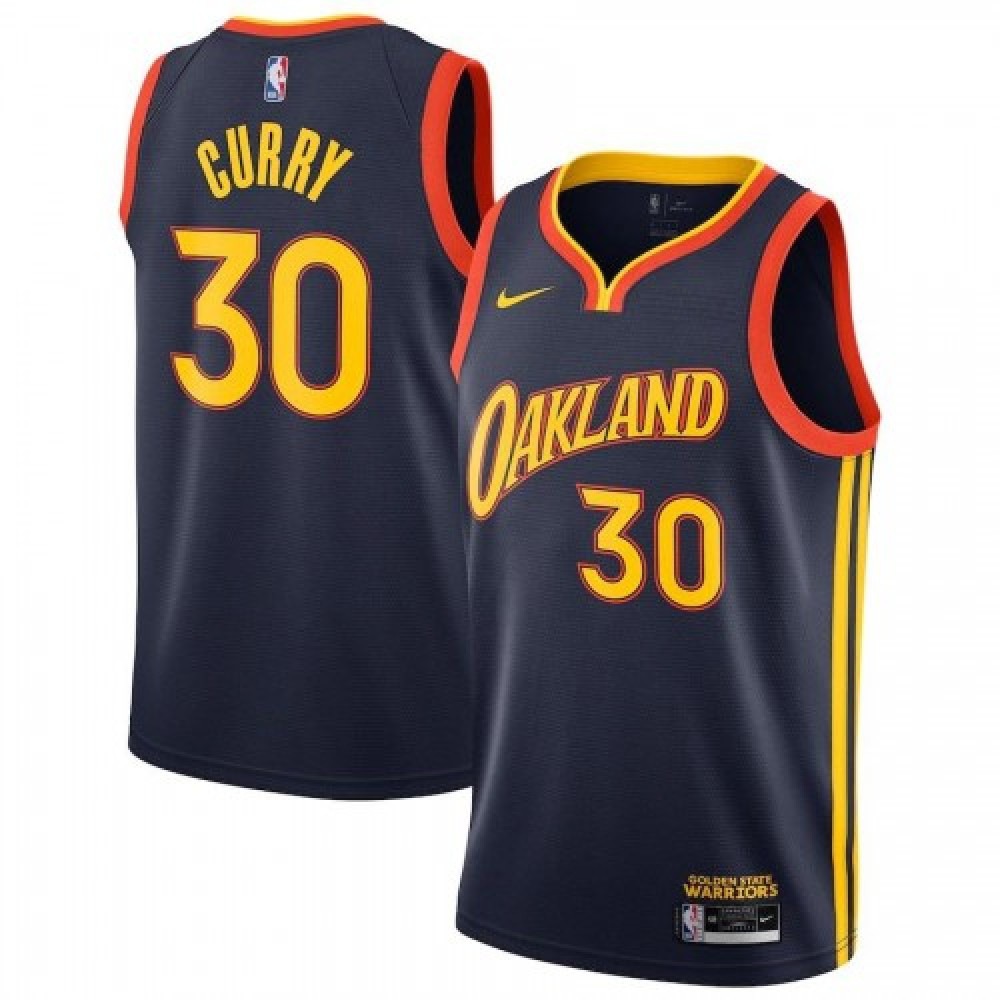 Women's Golden State Warriors 2020/21 Navy City Swingman Jersey