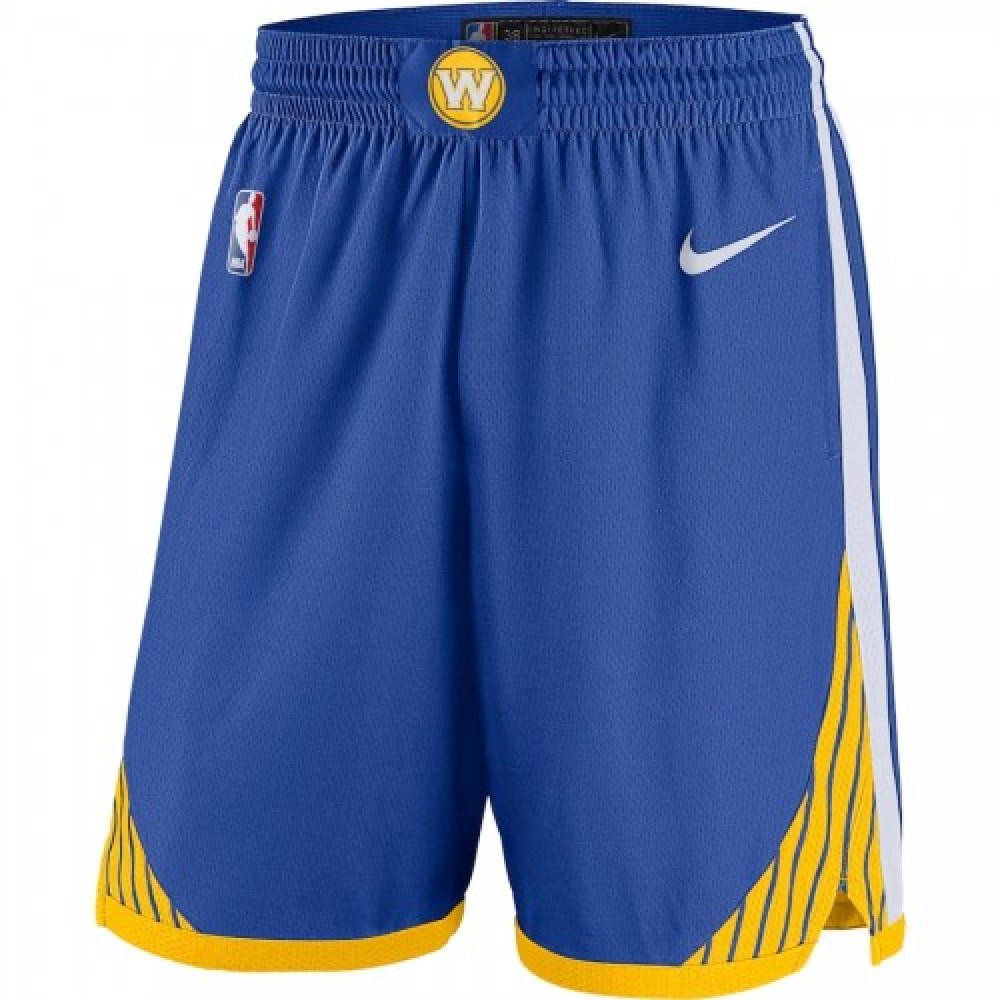 Men's Golden State Warriors Blue Icon Swingman Shorts
