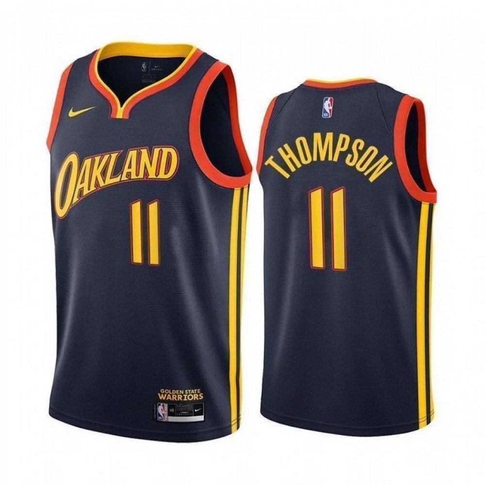 Men's Golden State Warriors 2020/21 Navy City Swingman Jersey