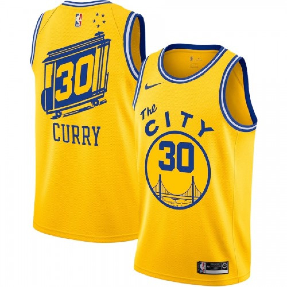 Women's Golden State Warriors Yellow Classic Swingman Jersey