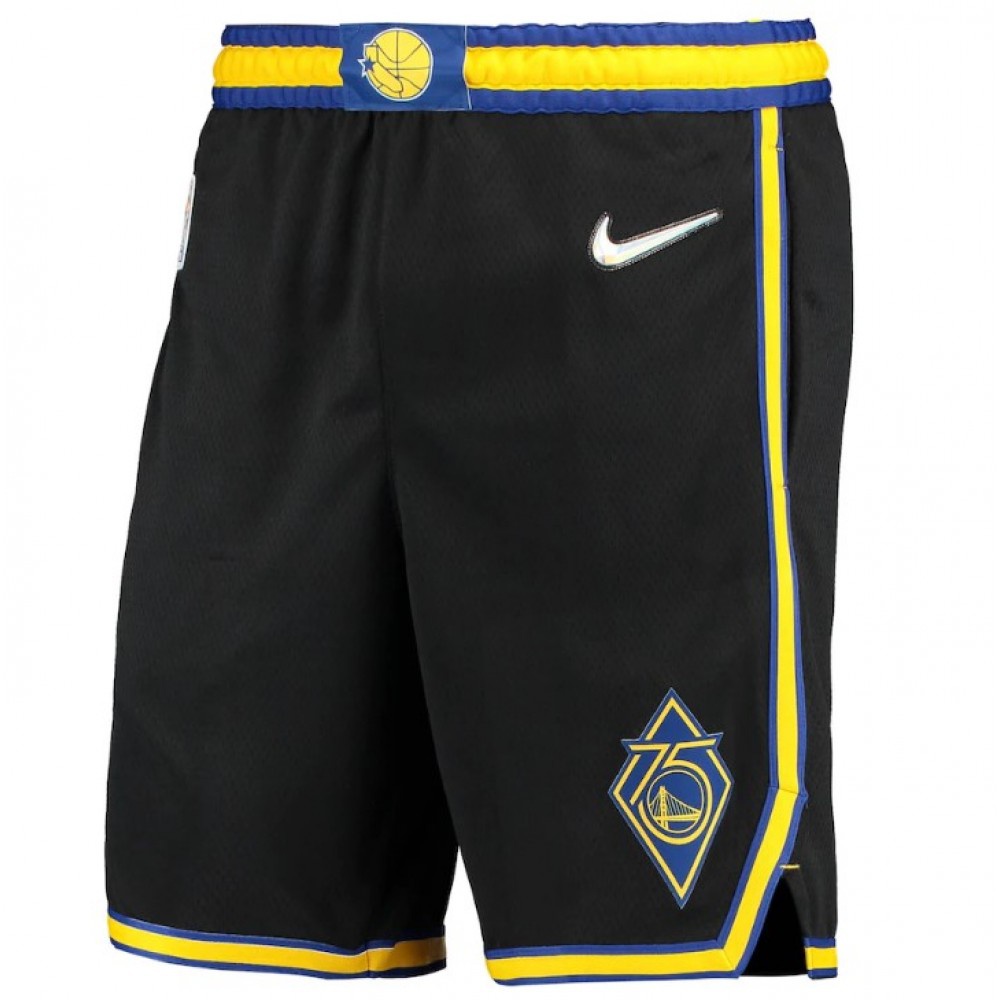 Kids' Golden State Warriors 2021/22 City Swingman Shorts