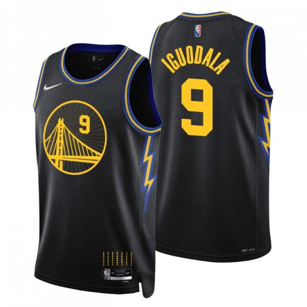 Men's Golden State Warriors 2021/22 Black City Swingman Jersey
