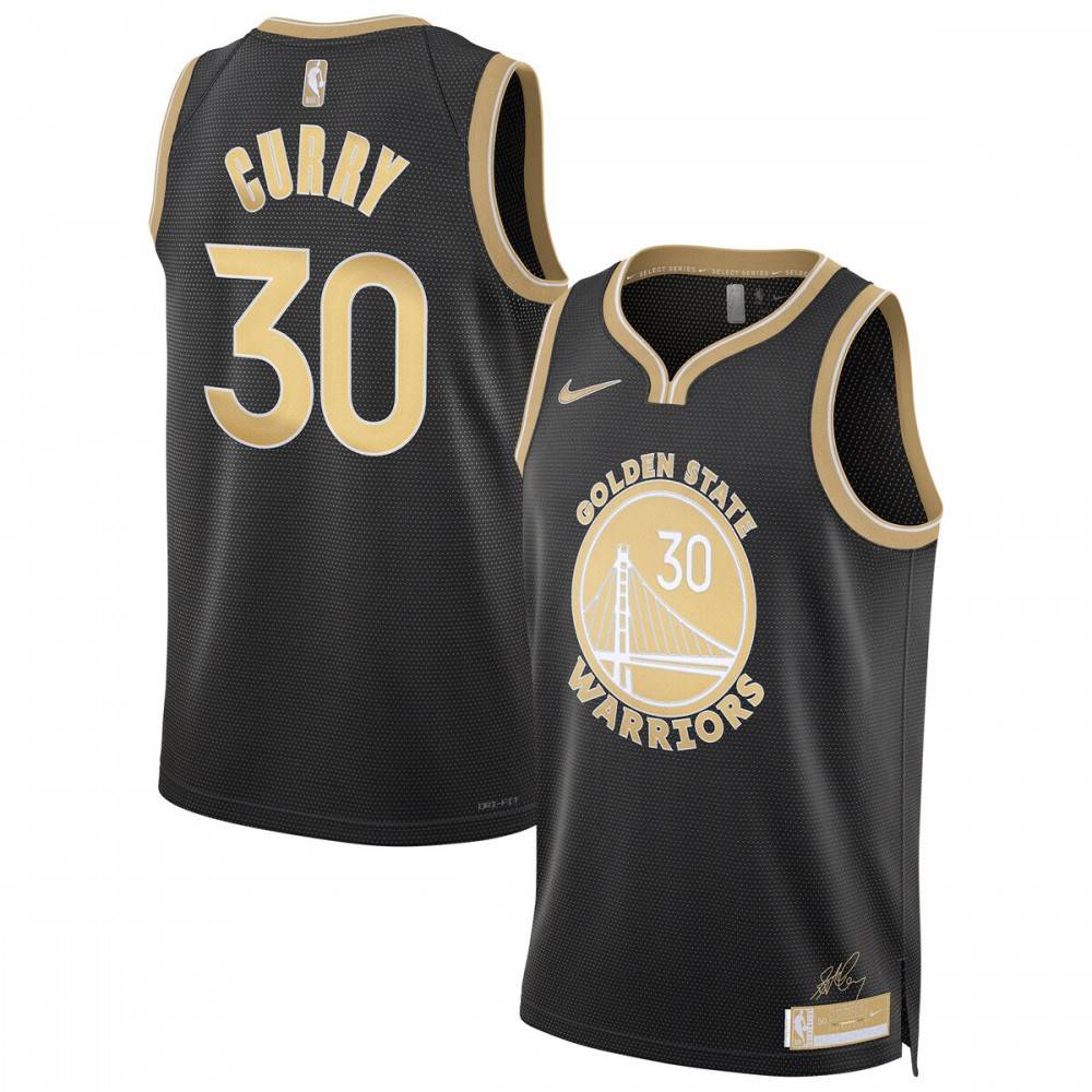 Men's Golden State Warriors Black Select Swingman Jersey
