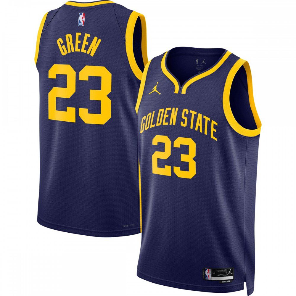 Kids' Golden State Warriors 2022/23 Green Statement Swingman Jersey