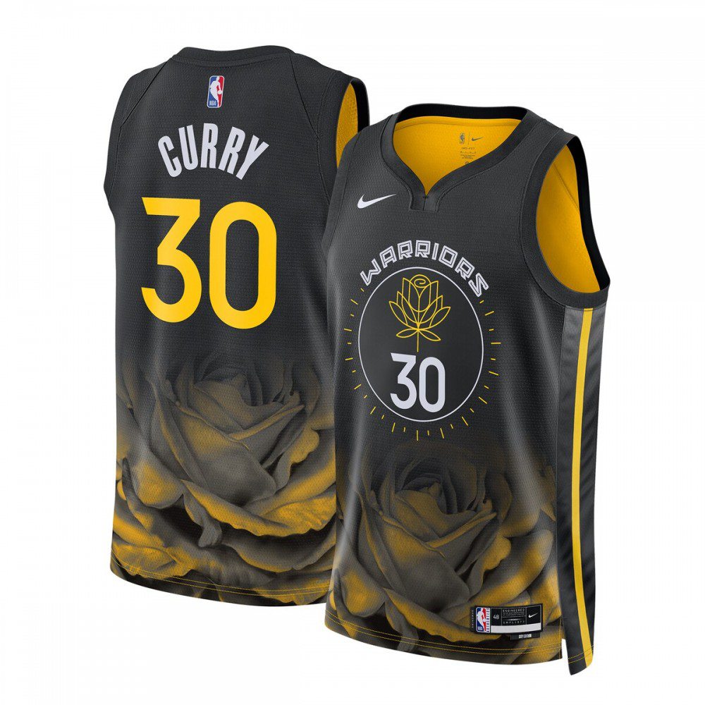 Women's Golden State Warriors 2022/23 Black City Swingman Jersey