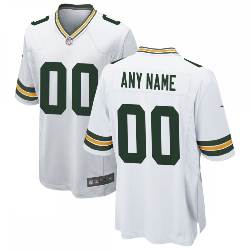 Kids' Green Bay Packers White Game Jersey
