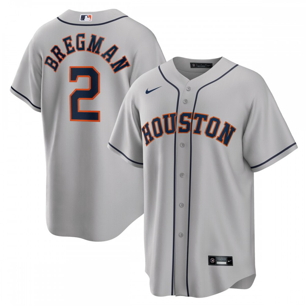 Men's Houston Astros Gray Player Jersey