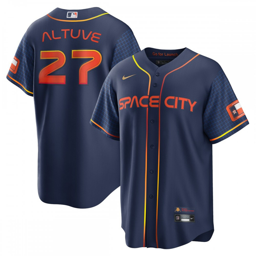 Men's Houston Astros 2022 Navy City Player Jersey