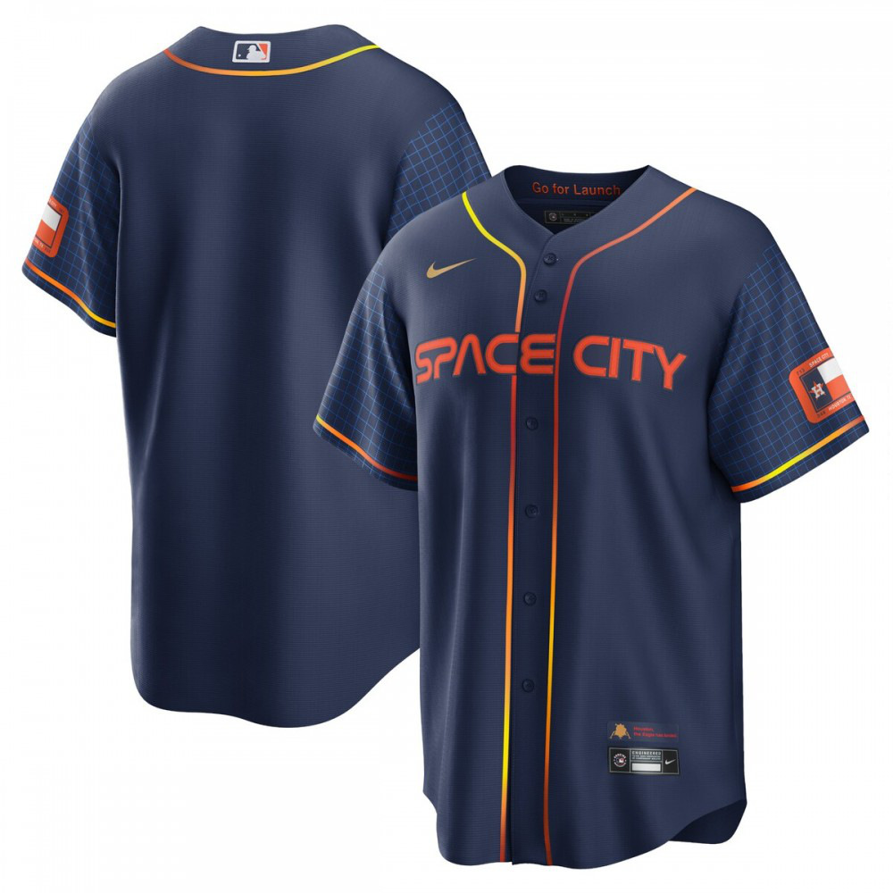 Men's Houston Astros 2022 Navy City Replica Jersey