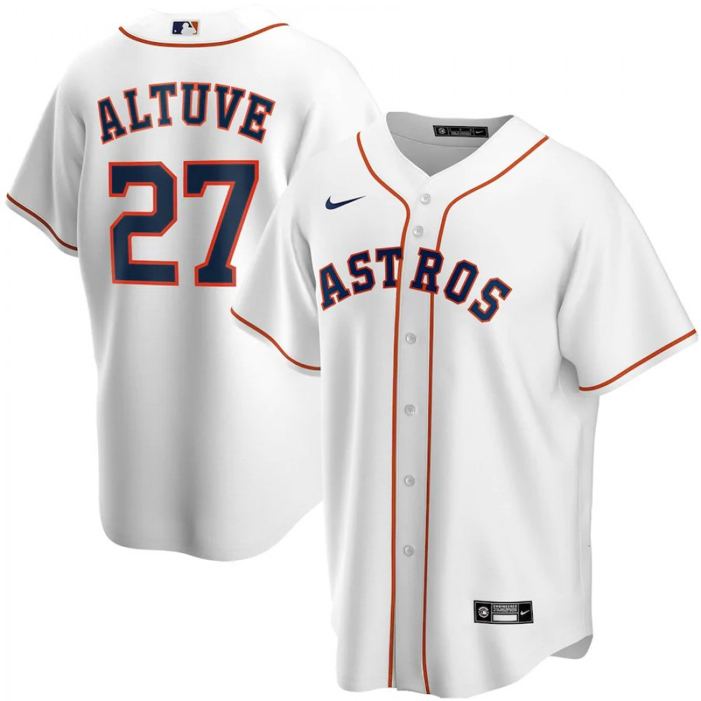 Kids' Houston Astros 2020 White Home Jersey