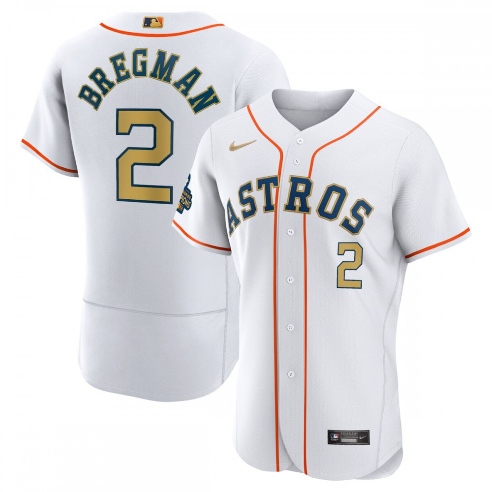 Kids' Houston Astros 2023 Gold Player Jersey