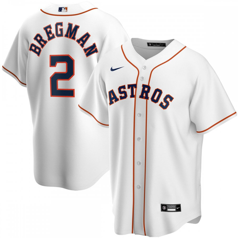 Kids' Houston Astros White Player Jersey