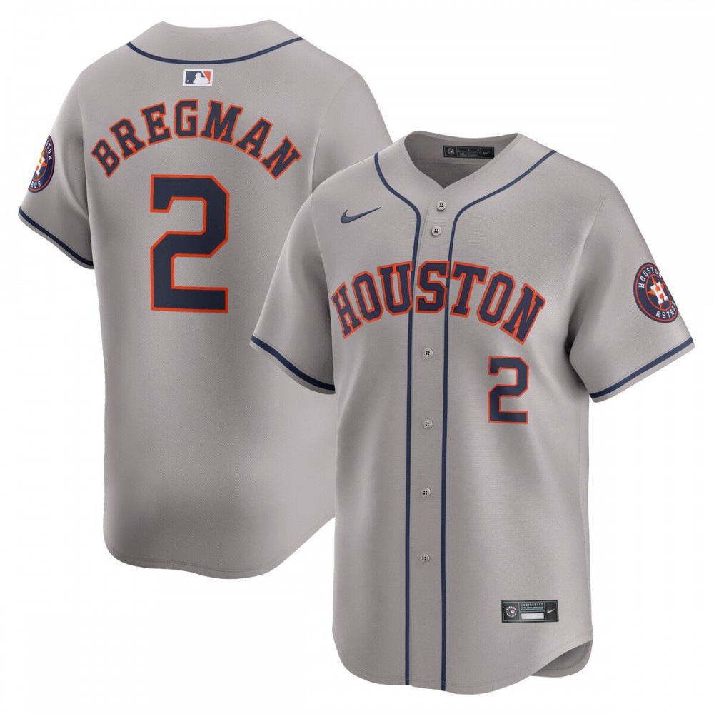 Kids' Houston Astros Gray Limited Jersey