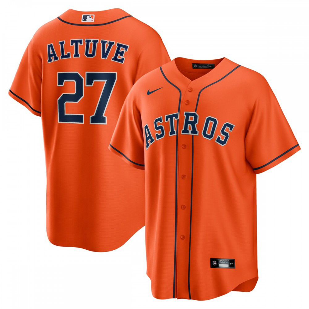 Women's Houston Astros Orange Player Jersey