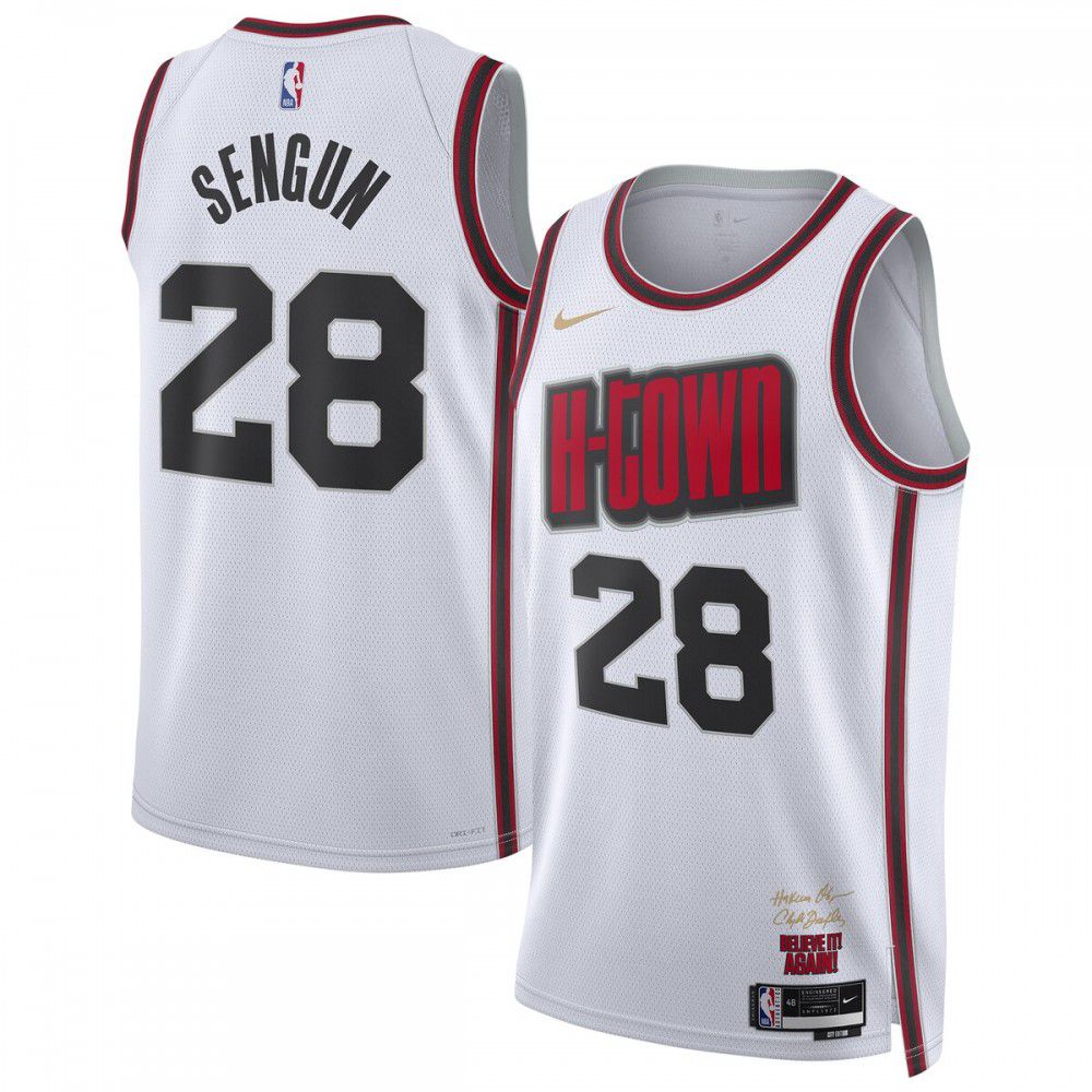 Women's Houston Rockets 2024/25 White City Player Jersey