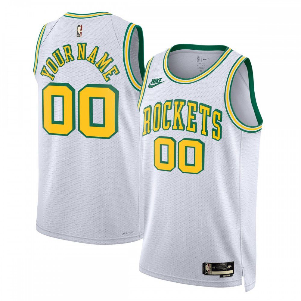 Women's Houston Rockets 2022/23 White Classic Swingman Jersey