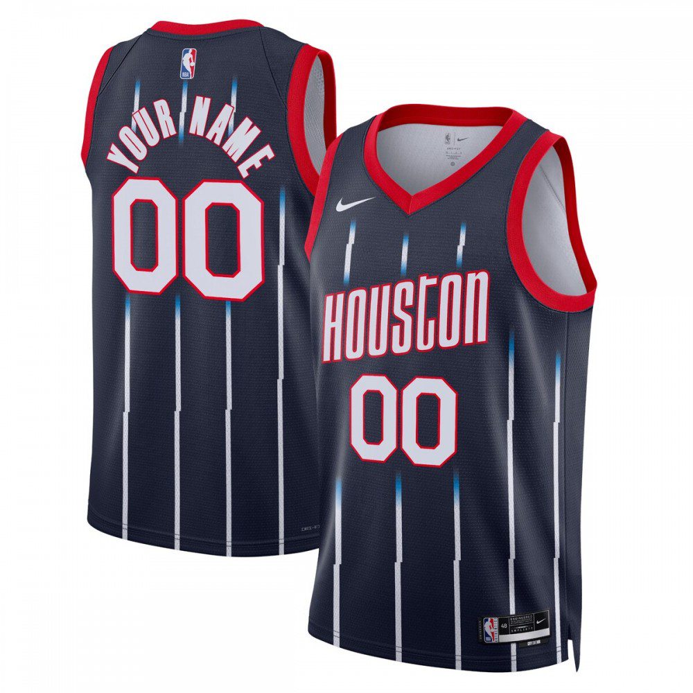 Men's Houston Rockets 2022/23 Navy City Swingman Jersey