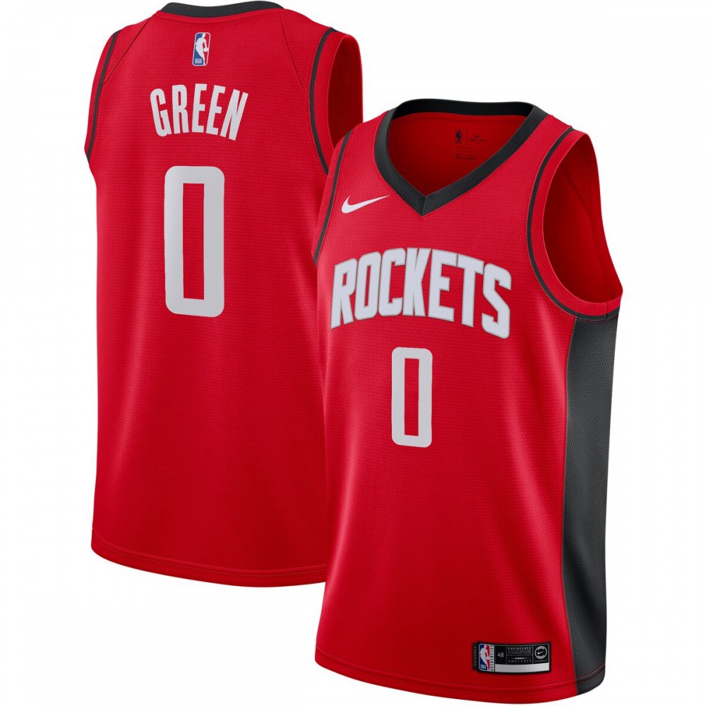 Men's Houston Rockets 2021 Green Icon Swingman Jersey