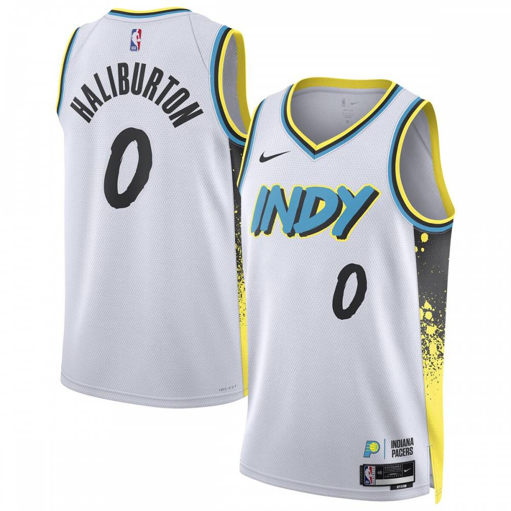 Women's Indiana Pacers 2024/25 White City Player Jersey