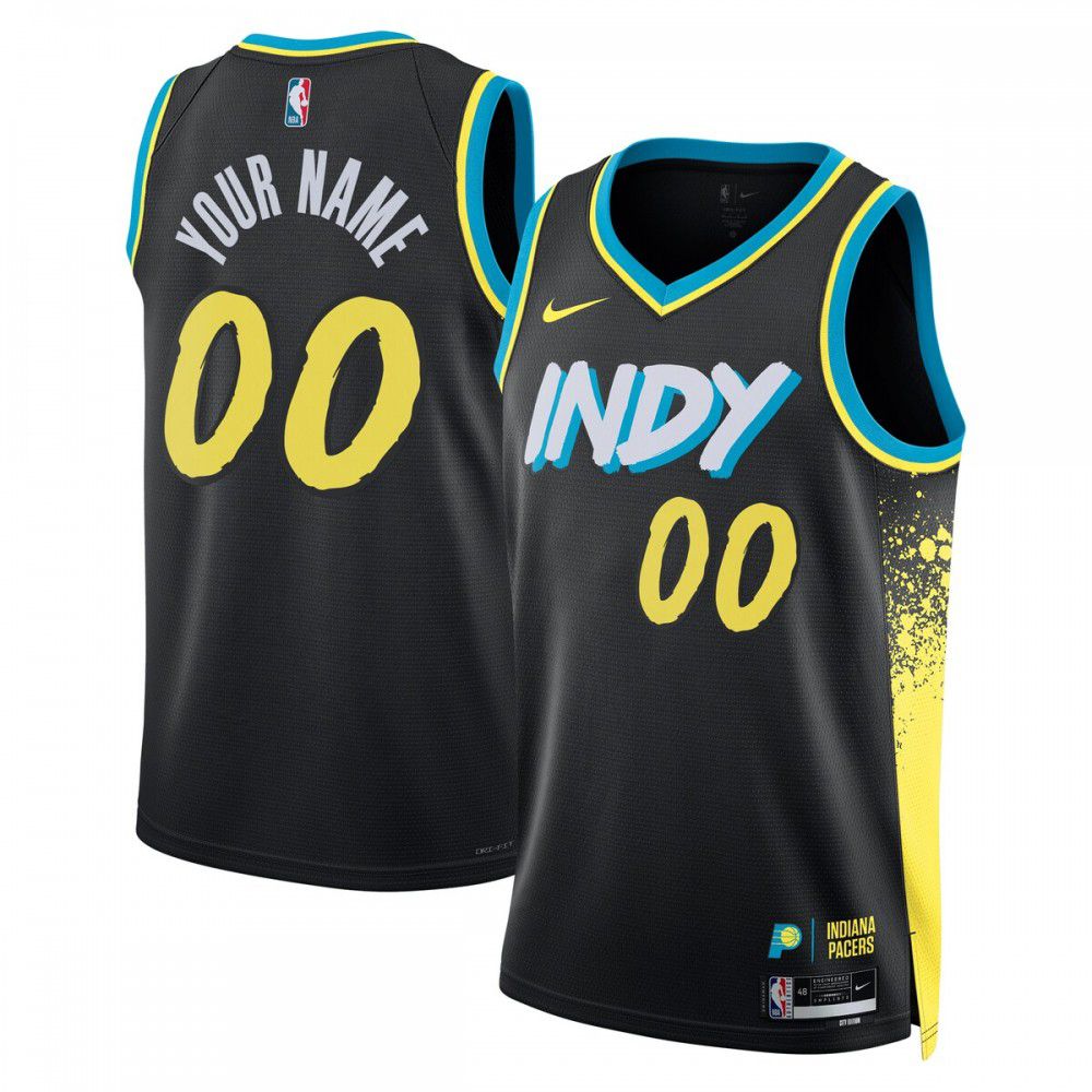 Women's Indiana Pacers 2023/24 Black City Swingman Jersey