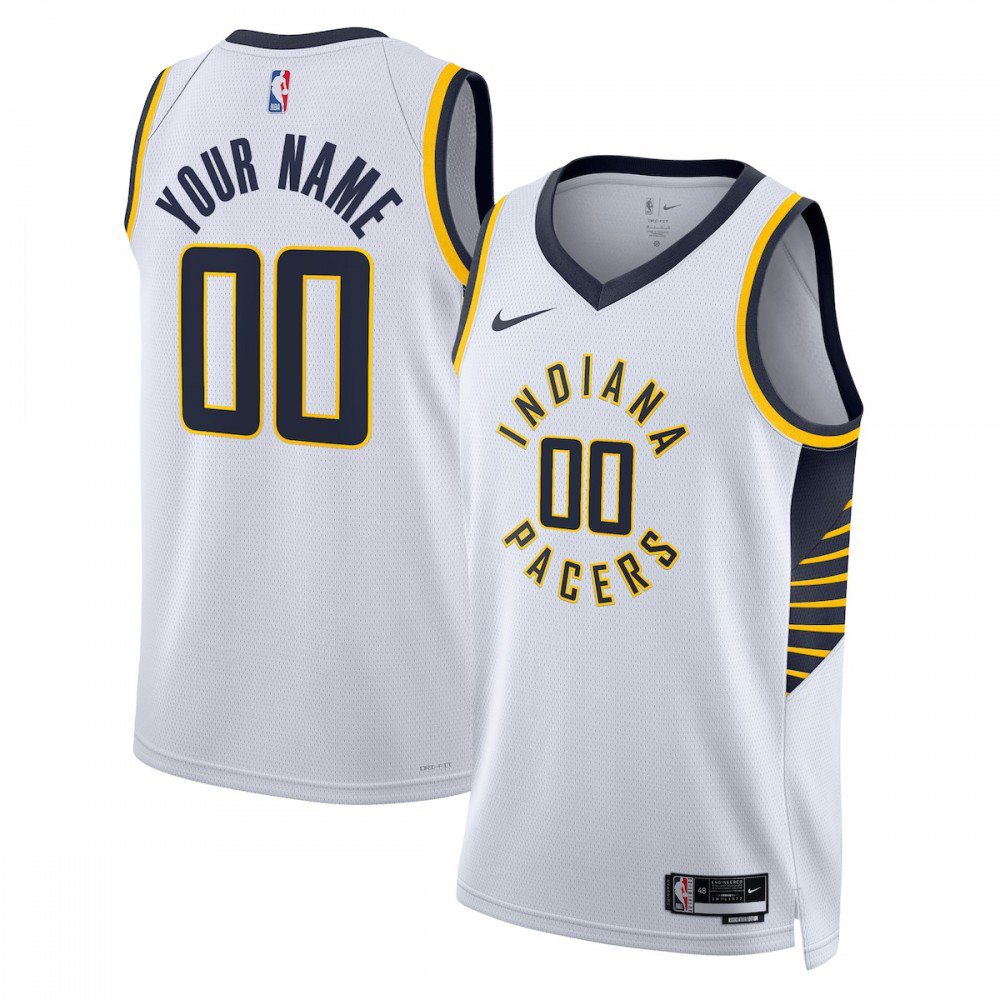 Kids' Indiana Pacers 2022/23 White Swingman Jersey