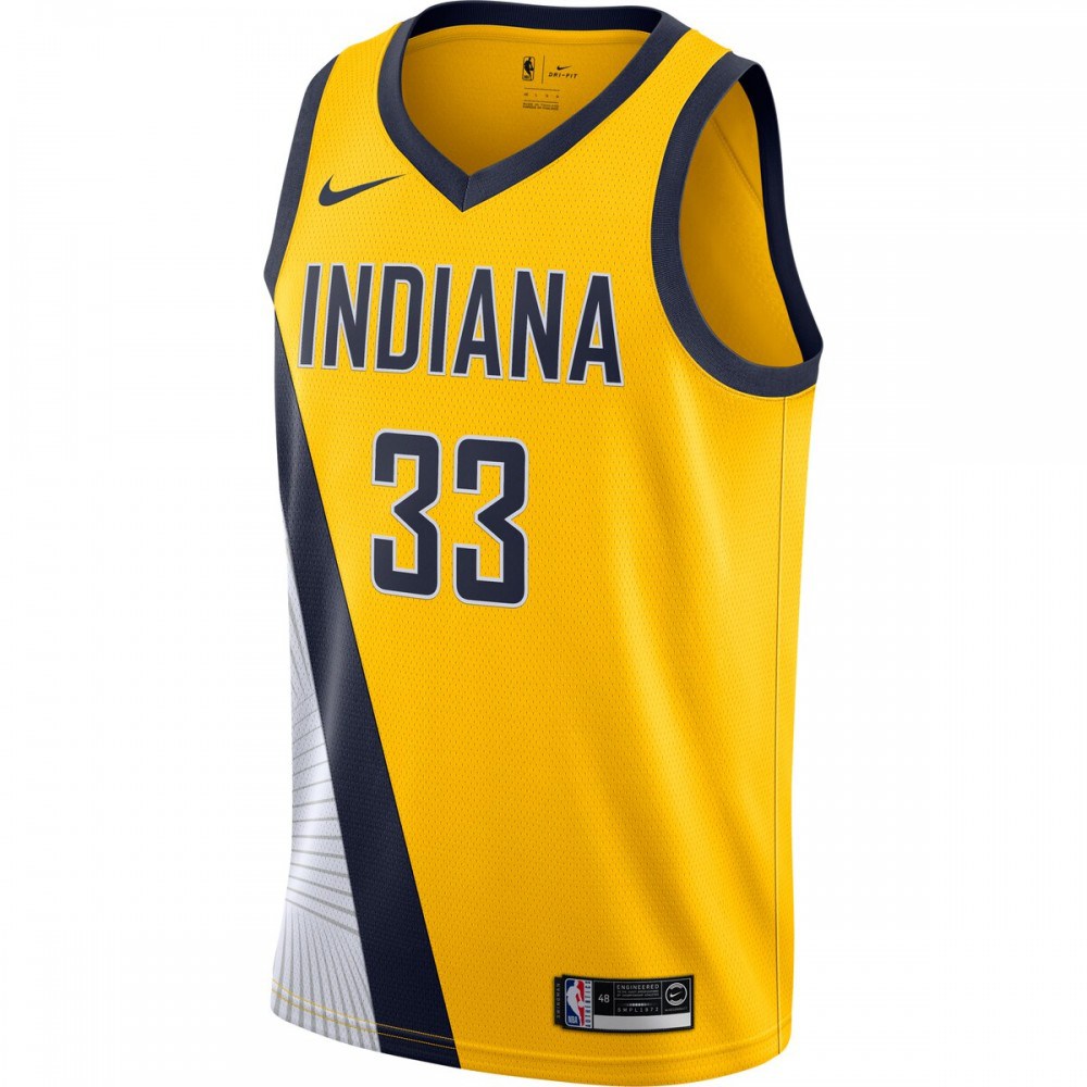 Women's Indiana Pacers Gold Statement Swingman Jersey