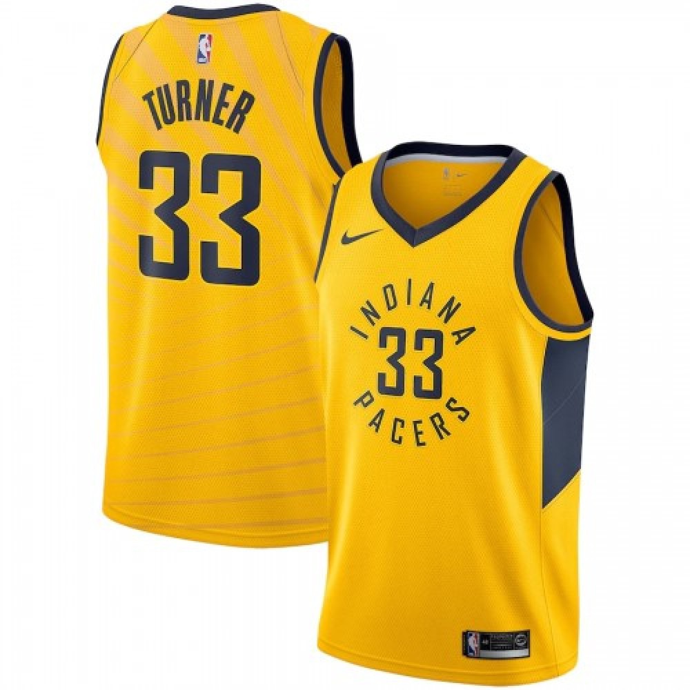 Men's Indiana Pacers Gold Statement Swingman Jersey