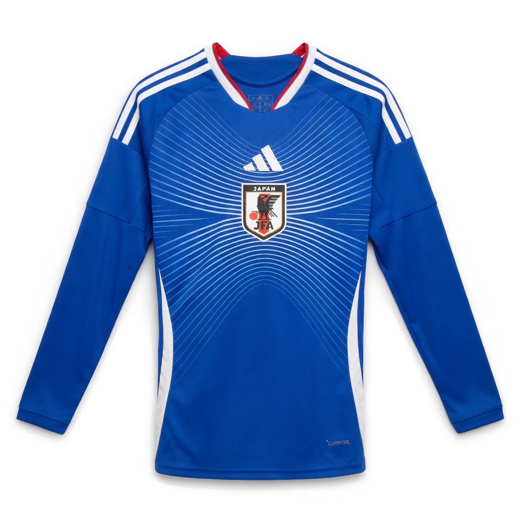 Kids' Japan 2025/26 Home Long Sleeve Jersey