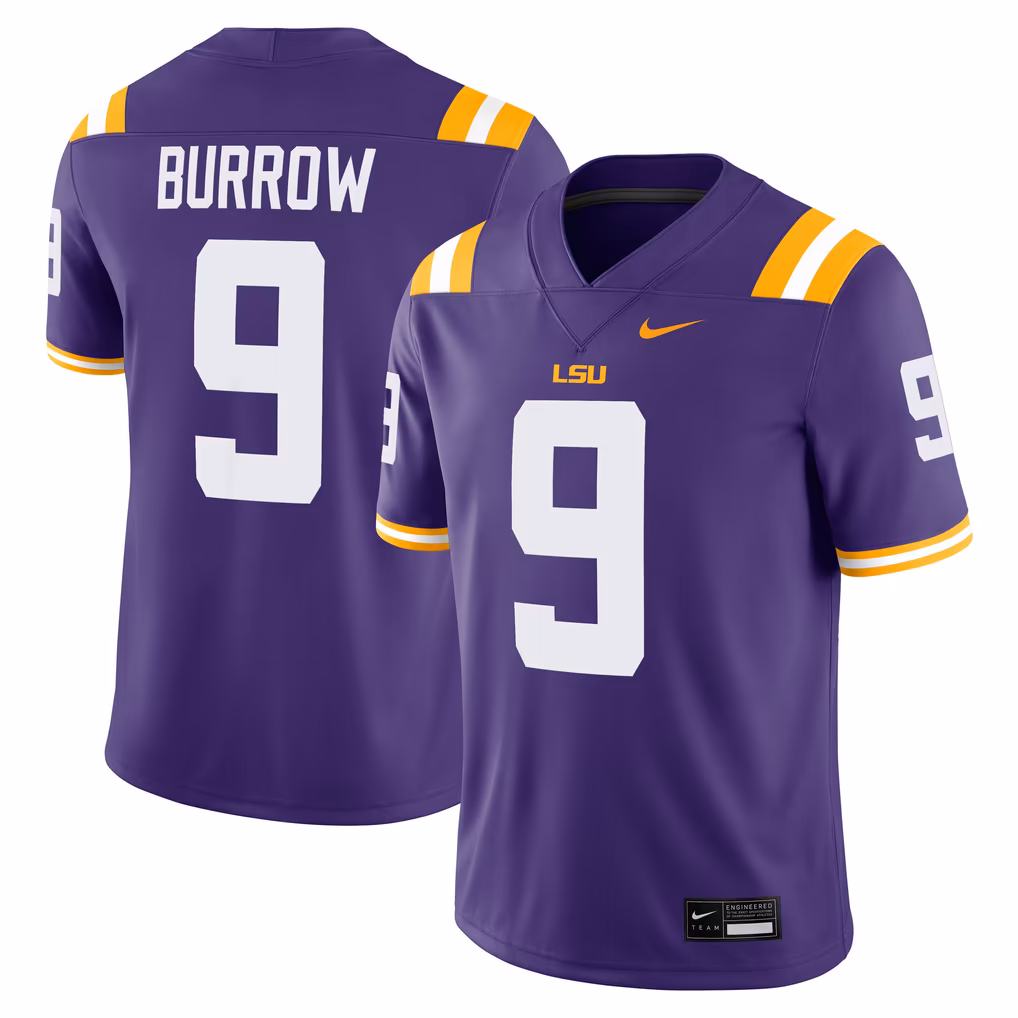 Kids' LSU Tigers Purple Game Jersey