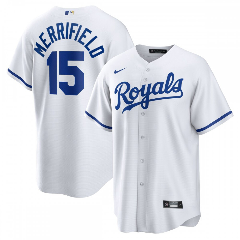 Men's Kansas City Royals White City Player Jersey