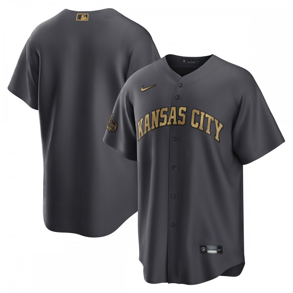 Men's Kansas City Royals 2022 Charcoal City Game Jersey