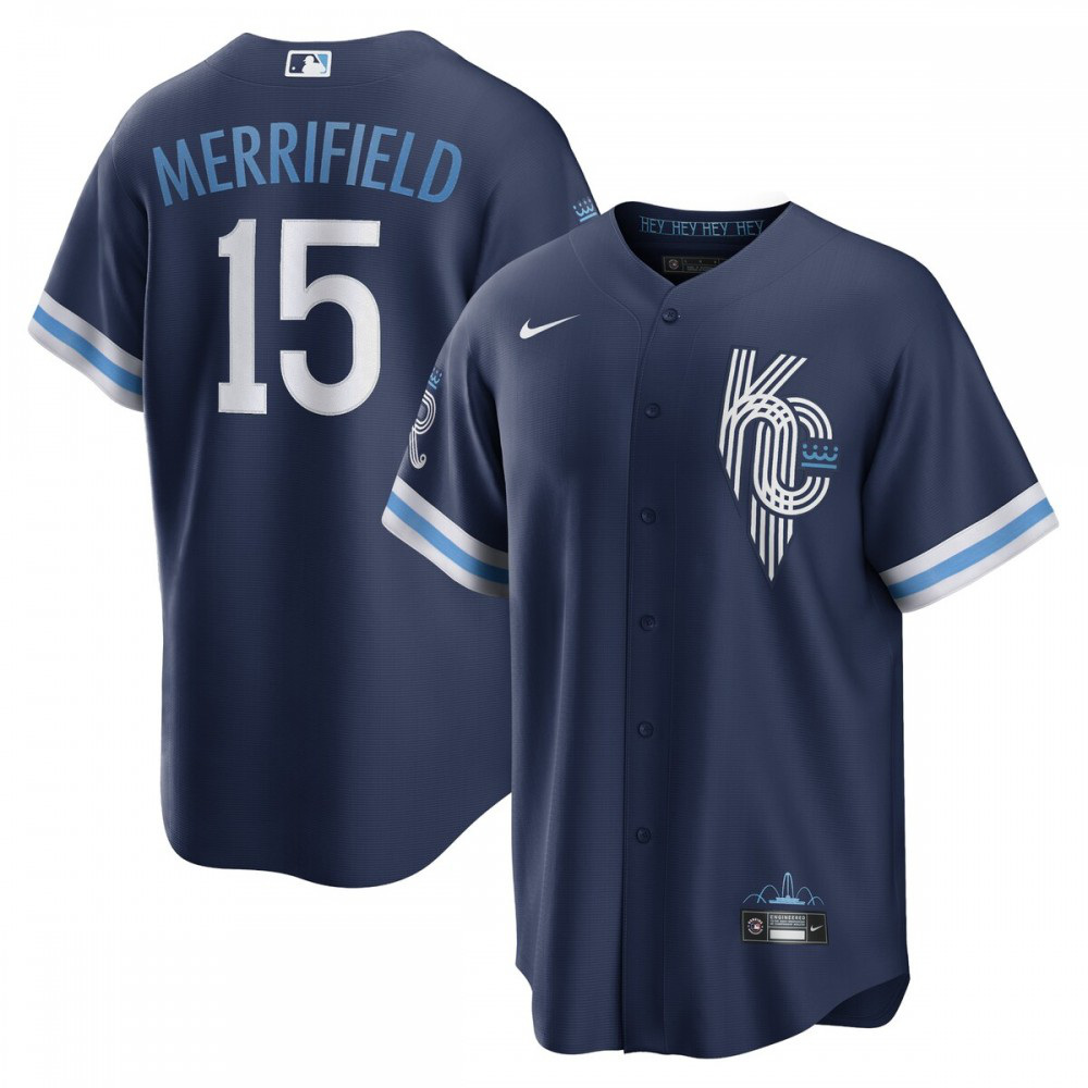 Men's Kansas City Royals 2022 Navy City Player Jersey