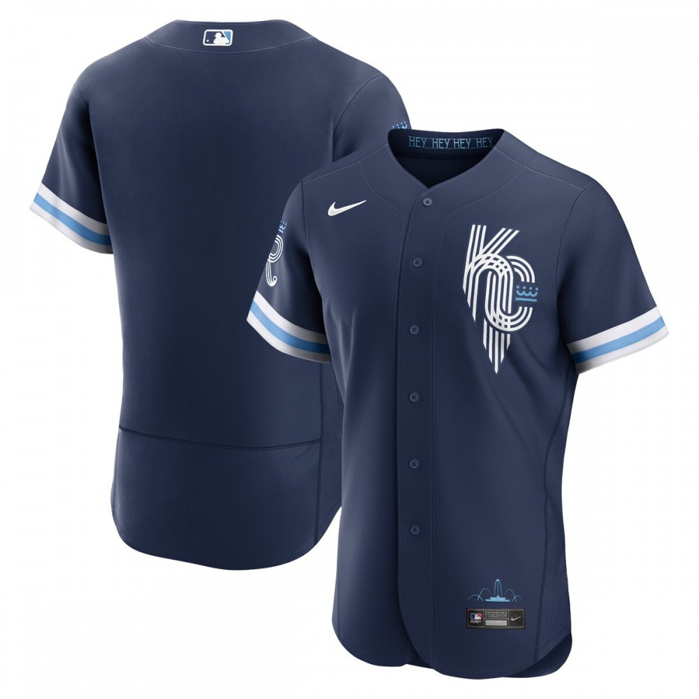 Kids' Kansas City Royals 2022 Navy City Jersey
